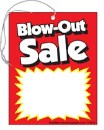 Retail Elastic String Tag Blow-Out Sale